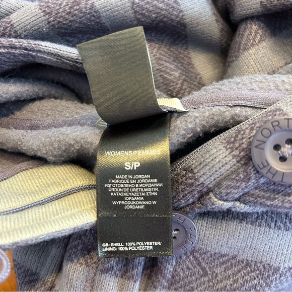 The North Face Navy Blue Stripe Crescent Sunshine Hoodie, Size Small - Picture 8 of 9